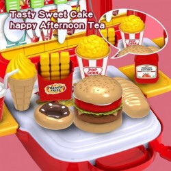 29 Pieces Kids Pretend Play Kitchen Toy Kit with Burger Shop Accessories Kitchen Toys for Kids Ages 3-5 $16.26 Toy Kitchen Pr...