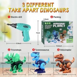 Dinosaur Toys for 3 4 5 6 7 8 Year Old Boys Take Apart Dinosaur Toys for Kids Learning Educational Building Dinosaur Toys wit...