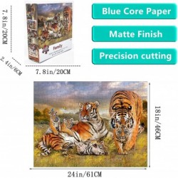 Jigsaw Puzzles for Adults 500 Piece Prime - Every Piece is Unique Family Theme Animal Tiger Puzzle Adult Toys 24" x 18" Diffi...