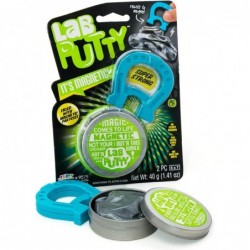 Lab Putty Magnetic Slime w/ Magnet (6 Slime Putty) Stretchy Fluffy Slime for Kids & Adults. Stress Relief Fidget Slime Putty ...