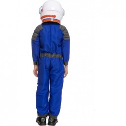 Halloween Child Unisex Blue Astronaut Costume NASA Pilot Jumpsuit Costume for Halloween Dress Up $64.52 Kids' Costumes