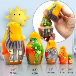 Dinosaur Nesting Dolls Set of 5 pcs $43.41 Nesting Dolls