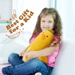 Banana Duck Plush Toy 20" Real Cute Stuffed Plushie Pillow Doll Soft Fluffy Peel Banan Duckling Hugging Cushion Decor Present...