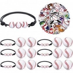 74 Pcs Baseball Party Favors Baseball Gifts Include 12 Baseball Charm Bracelets 12 Baseball Sports Stress Ball with 50 Baseba...