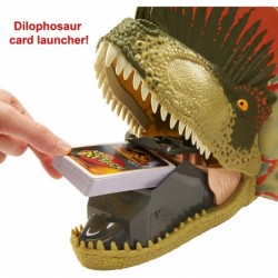 UNO Attack Jurassic World Dominion Card Game with Dinosaur Card Launcher for 2 to 10 Players Ages 7 Years & Older Toy Gift an...