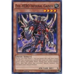 Evil Hero Infernal Gainer (BP03-EN032) - Battle Pack 3: Monster League - 1st Edition - Common $11.30 Card Games