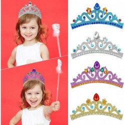 Princess Crown Set 4PCS Princess Tiaras for Little Girls DIY Mermaid Crown Princess Headband Party Crown for Christmas Costum...