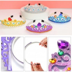 Princess Crown Set 4PCS Princess Tiaras for Little Girls DIY Mermaid Crown Princess Headband Party Crown for Christmas Costum...