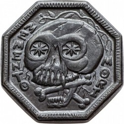 Memento Mori / Memento Vivere Black Iron Coin $27.84 Game Accessories