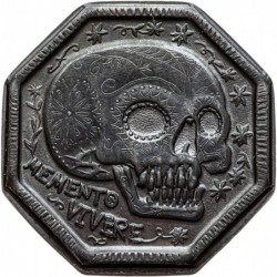 Memento Mori / Memento Vivere Black Iron Coin $27.84 Game Accessories