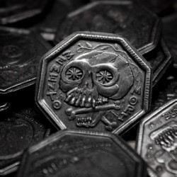 Memento Mori / Memento Vivere Black Iron Coin $27.84 Game Accessories