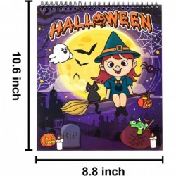 20 Pcs Make-a-face Sticker Sheets Make Your Own Halloween Characters Mix and Match Sticker Sheets Bonus with Coloring Sheets ...