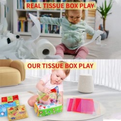 Baby Tissue Box Montessori Toys 12 Months Infant Sensory Magic Box Fine Motor Skill Fun Birthday Gift for Toddler Boys Girls ...