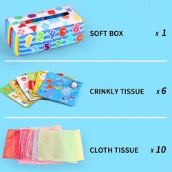 Baby Tissue Box Montessori Toys 12 Months Infant Sensory Magic Box Fine Motor Skill Fun Birthday Gift for Toddler Boys Girls ...