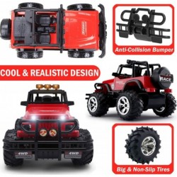 Remote Control Monster Truck for Boys 2.4Ghz 4wd Off Road Rock Crawler Vehice Truck 1:16 High Speed Remote Control Car with H...