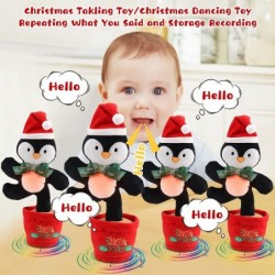 Singing Dancing Penguin Baby Toys 6 to 12 Months Musical Stuffed Animals Light up Toy Mimicking Repeating & Recording Toy for...