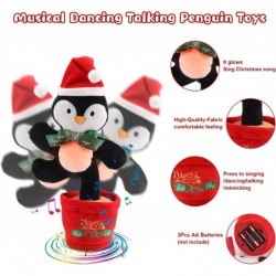 Singing Dancing Penguin Baby Toys 6 to 12 Months Musical Stuffed Animals Light up Toy Mimicking Repeating & Recording Toy for...