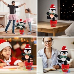 Singing Dancing Penguin Baby Toys 6 to 12 Months Musical Stuffed Animals Light up Toy Mimicking Repeating & Recording Toy for...