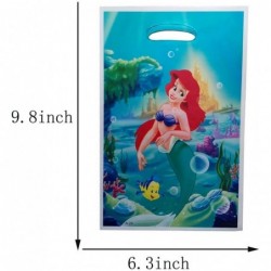 30PCS Mermaid Gift Bags Treat Candy Bags Mermaid Goodie Bags Mermaid Theme Gift Bags for Birthday Kids Party MermaidThemed Pa...