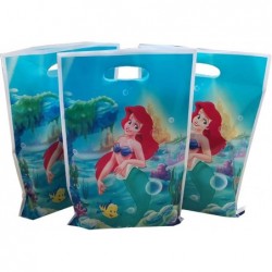 30PCS Mermaid Gift Bags Treat Candy Bags Mermaid Goodie Bags Mermaid Theme Gift Bags for Birthday Kids Party MermaidThemed Pa...