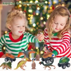 Dinosaur Toys Set for Kids 26 Pack 3.5"- 4.9" Realistic Dinosaur Figures Dinosaur Pull Back Cars Dino Eggs Model Toys Dinosau...