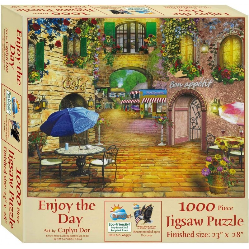 Enjoy The Day 1000 pc Jigsaw Puzzle by SunsOut $33.92 Jigsaw Puzzles