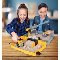 Kinetic Sand Construction Site Folding Sandbox with Toy Truck and 2lbs of Play Sand Sensory Toys for Kids Ages 3 and up $38.5...