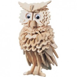 Owl Wooden 3D Puzzle Construction Kit $18.96 3-D Puzzles