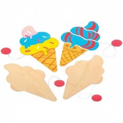 AT991 Ice Cream Color in Biff Bats - Pack of 5 for Kids Arts and Crafts Projects $17.12 Craft Kits