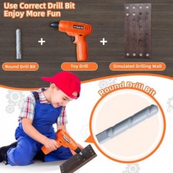 KidEwan Kids Tool Set with Electric Toy Drill Pretend Play Construction Toy Toddlers Tools Kit Educational Gift for Kids Boys...