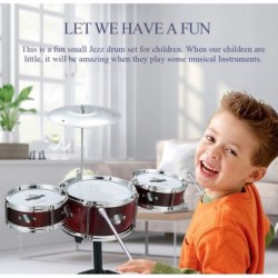 Kids Drum Set Plastic Toy Drum Set for Kids 1 - 5 Years Old Boys Girls Musical Instruments Playing Beats Toys Ideal Gift Toy ...