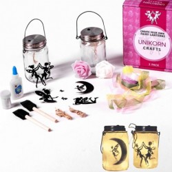 Fairy Lantern Craft Kit DIY [2 Pack] Fairy Night Lights - Art Crafts for Girls Party - Children Toy Gift Set Kits - Craft for...