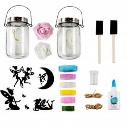 Fairy Lantern Craft Kit DIY [2 Pack] Fairy Night Lights - Art Crafts for Girls Party - Children Toy Gift Set Kits - Craft for...