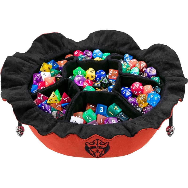 Immense Dice Bags with Pockets - Burnt Orange - Capacity 150+ Dice - Great for Dice Hoarders [Patented Design] $50.94 Game Ac...