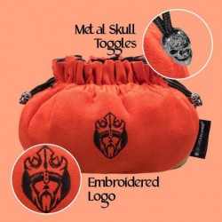 Immense Dice Bags with Pockets - Burnt Orange - Capacity 150+ Dice - Great for Dice Hoarders [Patented Design] $50.94 Game Ac...