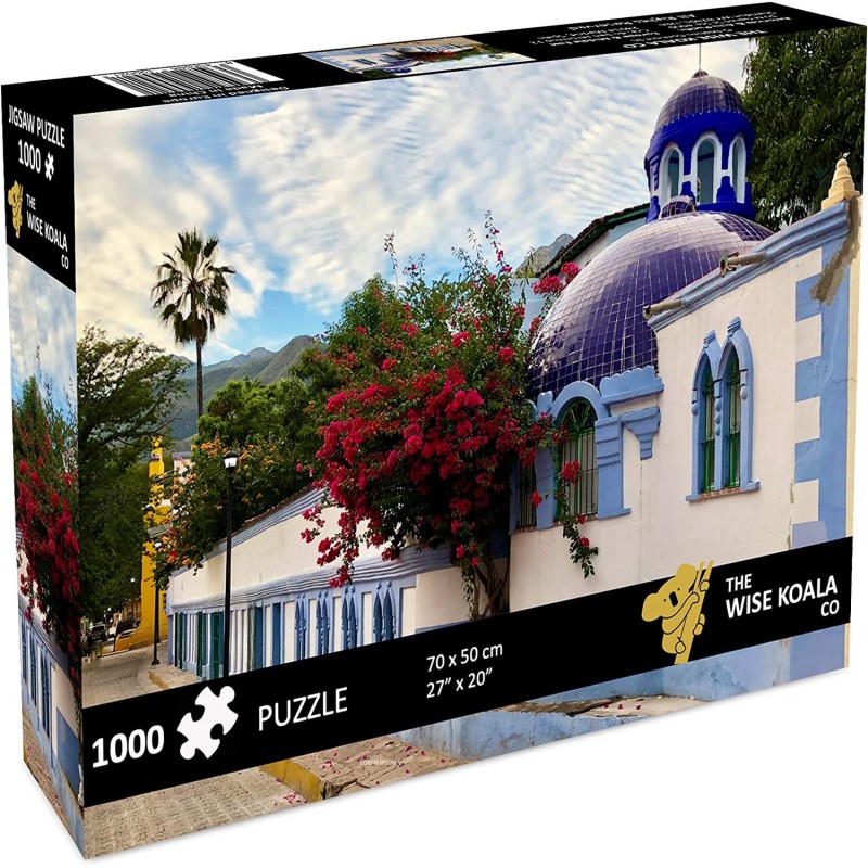 1000 Piece Puzzle for Adults Perfectly Fitting Jigsaw Puzzle with Sturdy Box Landscape Adult Puzzles for Friends and Family F...