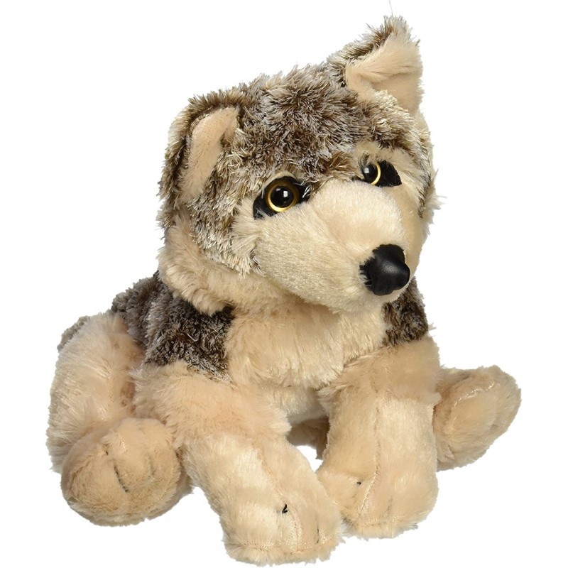 11" Sitting Timber Wolf Plush Toy $22.53 Plush Puppets