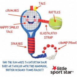 Tennis Racket | Suitable from Birth to 2 Years | Your First Tennis Racket | to Inspire and Play with | Extra Sensory Features...