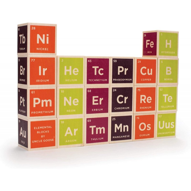 Periodic Table Blocks - Made in The USA $61.58 Early Development & Activity Toys