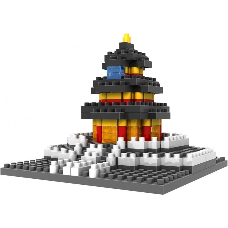 Temple of Heaven Micro Block Building Set (220 pcs) $21.43 Toy Building Sets