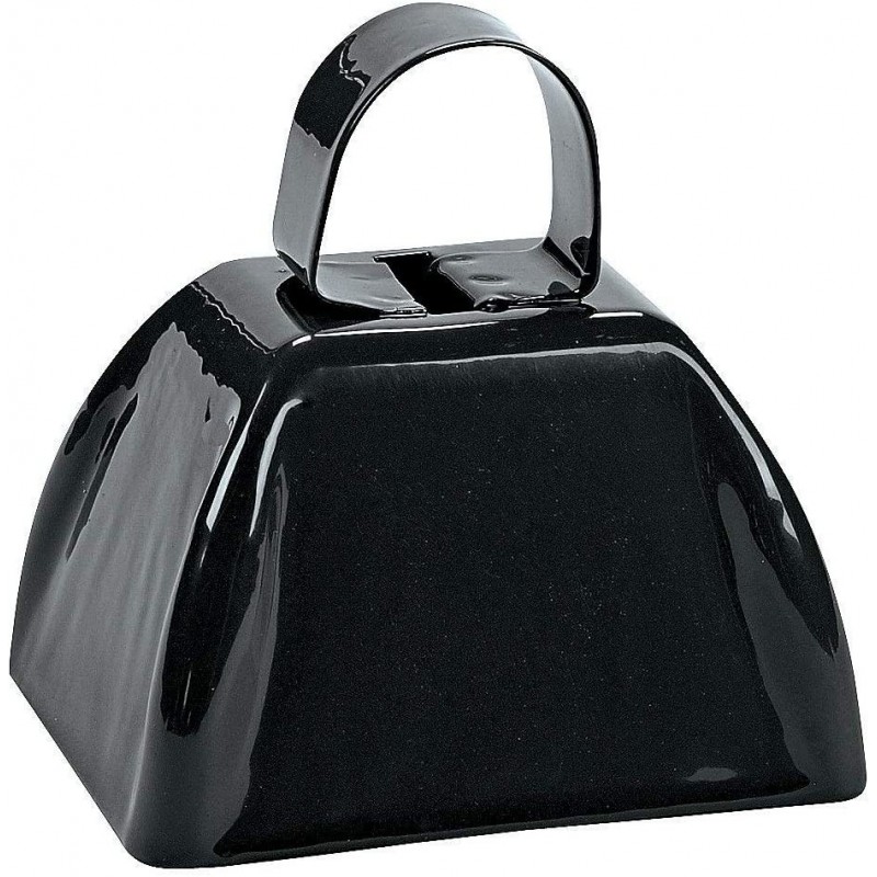 Black Cowbells Set of 12 - For Sporting Events School Spirit and Parties $47.79 Noisemaker Toys