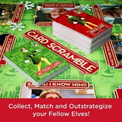 Elf Card Scramble Board Game - Fun Family Christmas Party Game for Kids Teens & Adults - Entertaining Game Night Gift - Offic...