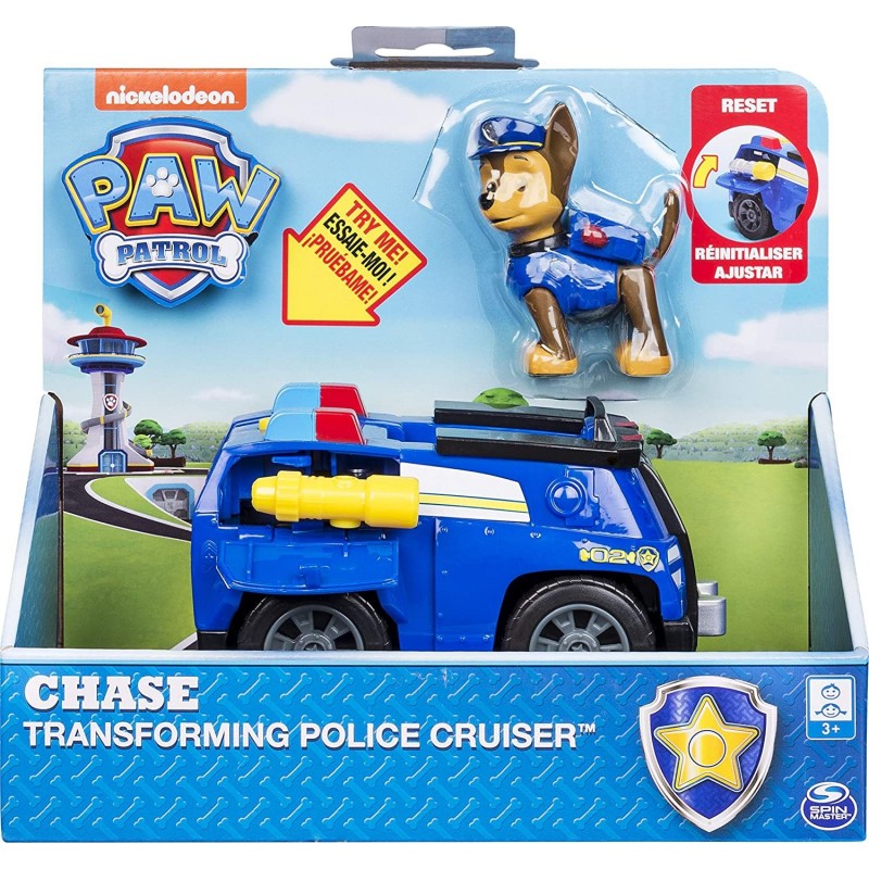 Paw Patrol Chase’s Transforming Police Cruiser with Flip-Open Megaphone for Ages 3 & Up $41.69 Toy Vehicle Playsets