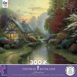 Thomas Kinkade - Inspirations Collection - A Quiet Evening - 300 Piece Oversized Jigsaw Puzzle $21.33 Jigsaw Puzzles