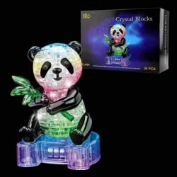 3D Crystal Puzzle Panda Gifts Desk Toys with Light-Up Base 58 Pieces $21.61 Executive Desk Toys