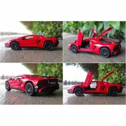 Alloy Collectible Red Lamborghini Car Toy Pull Back Vehicles Diecast Cars Model with Light & Sound $40.99 Kids' Play Cars & R...