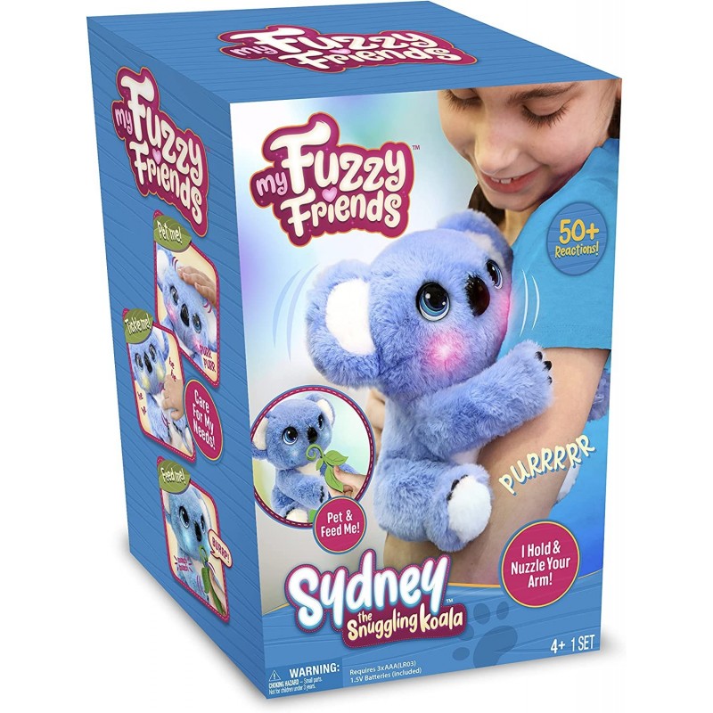 Sidney The Snuggling Koala Interactive Hugging Kids Companion Plush Pet $34.89 Plush Interactive Toy Figures