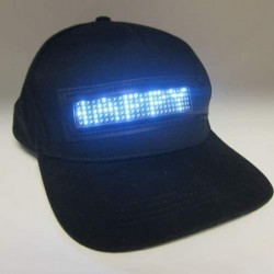 Light Up Message Hat - Scrolling Message Light Up LED Hat $54.98 Kids' Dress-Up Accessories