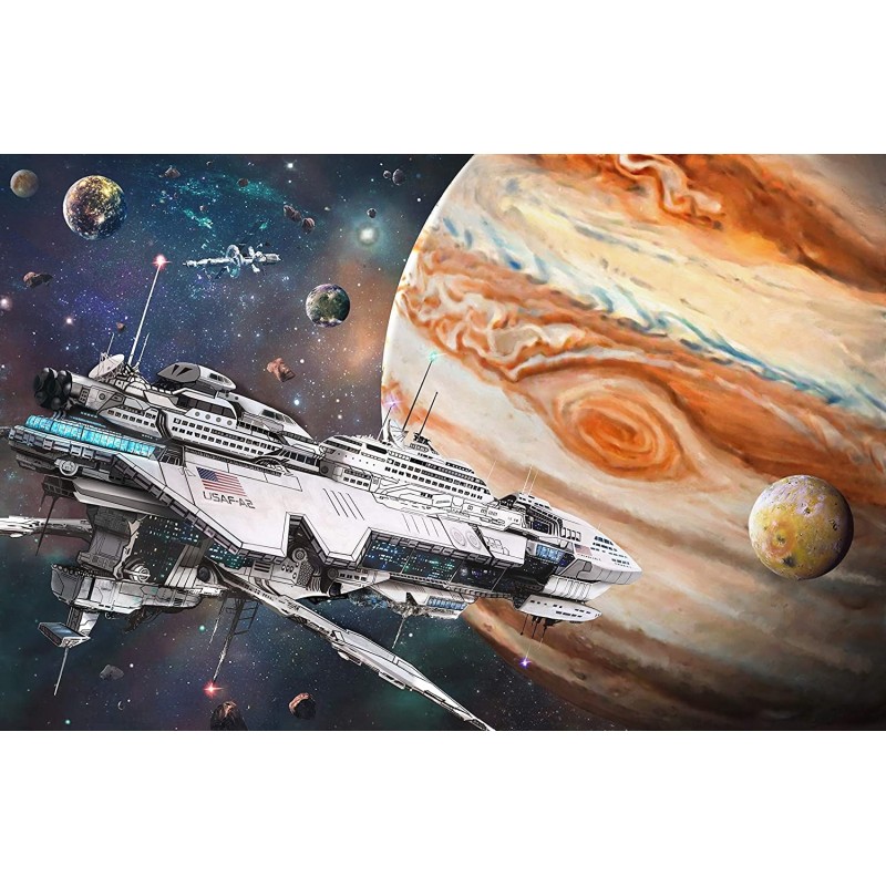 Space Puzzle for Adults 1000 Piece Difficult Puzzle Planets in Space Jigsaw Puzzle & Bonus Space Fact Poster Premium Recyclab...