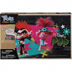 Trolls World Tour Jigsaw Puzzles for Kids Set of 7 Wood Puzzles with Storage Box for Families and Kids Ages 4 and up $17.39 J...